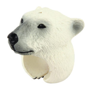 Polar bear ring toy kids ring toy novelty animal gifts