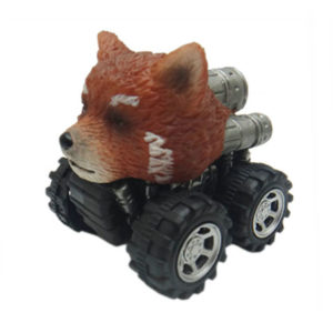 red panda toy pull back car plastic toys