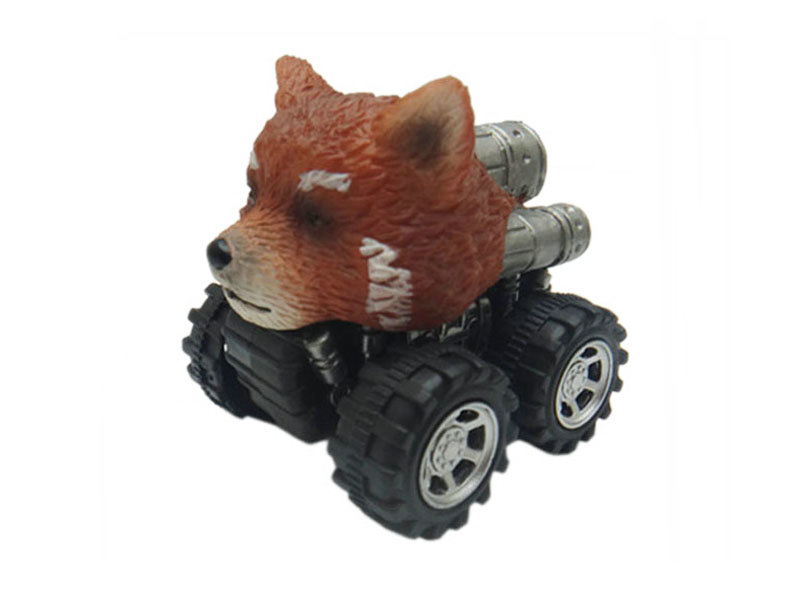 red panda pull back car toys