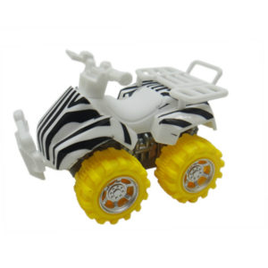 zebra motorcycle toy beach ATV animal skin car