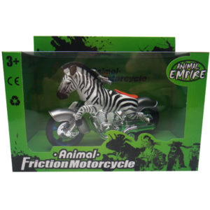 Friction motorcycle toy animal motorcycle zebra toy motorcycle