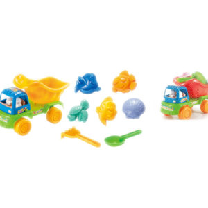 Dump truck beach tool toy animal toy