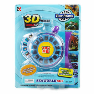 Viewer toy sea animal toy 3D scene camera