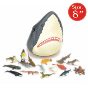 Sea anima set shark head toy funny toy