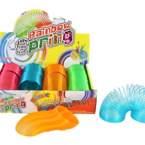 Rainbow spring toy colorful rainbow spring toy promotion toy