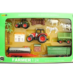 Diecast car farmer car toy pull back toy