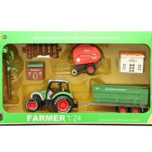 Farmer car metal car toy pull back car