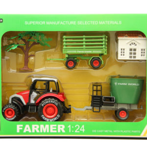 Diecast toy farmer set car toy