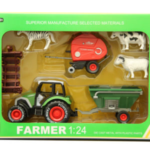 Diecast toy farmer car metal vehicle toy