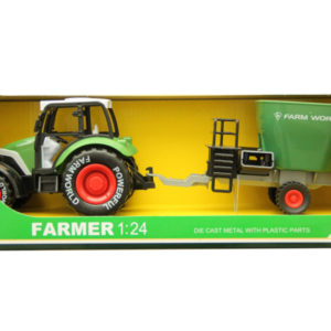 Farmer car diecast car toy pull back tractor