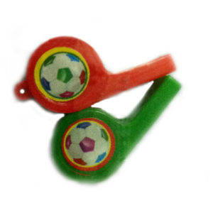 plastic whistle football toy whistle toy