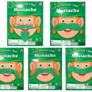 Toy beard funny mustache toy green mustache