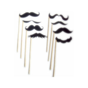 Paper mustache set beard toy beard with stick