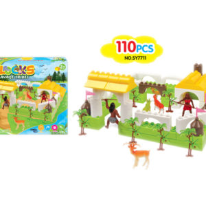 Farm block animal toy set DIY toy