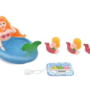 Mermaid family bathing toy beauty set