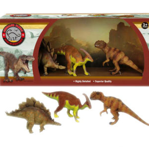 Hard body animal PVC dinosaur toy set