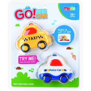 Mini vehicle cartoon car friction toy with light and music
