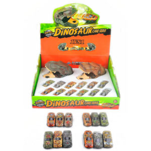 Dinosaur launcher animal car set metal toy