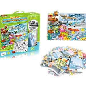 Puzzle card set sea animal toy educational toy
