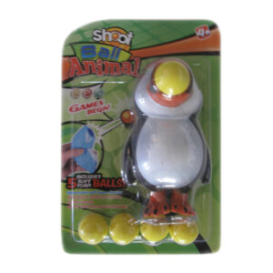 Penguin shooting toy vinyl animal toy squeeze shooter