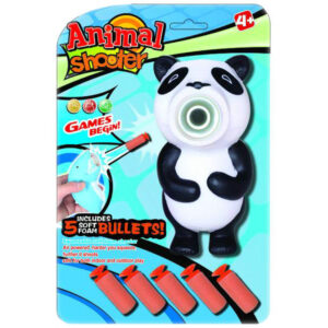 Panda shooting toy cartoon animal toy vinyl toy