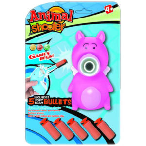 Animal shooter vinyl pigs funny toys