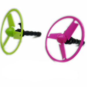 Pulling string flying disc plastic flying disc toy