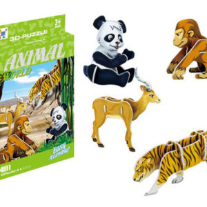 Tropical animal puzzle 3D puzzle toy intelligent toy