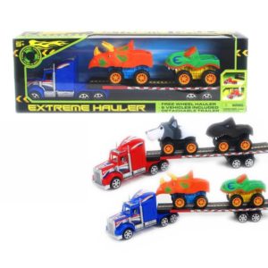 Trailer toy animal car friction power toy