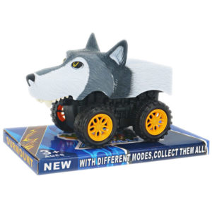 Wolf car toy friction vehicle cartoon animal