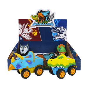 Dinosaur car friction vehicle animal toy