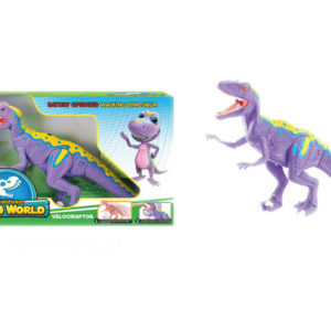 Purple dinosaurs B/O toy animal set