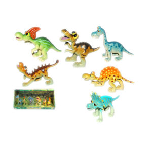 Cartoon dinosaurs toy figure toy animal set