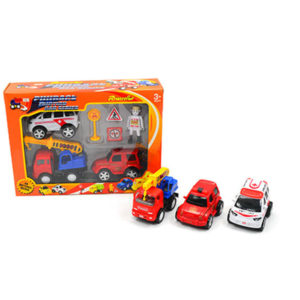 Toy vehicle pull back car toy set