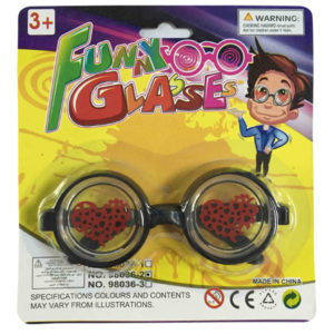 Plastic glasses glasses toy funny glasses