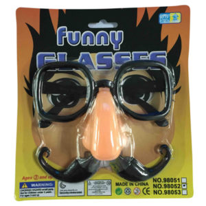 Funny glasses mustache and glasses mask glasses toy