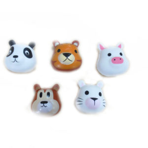 PU animal head small toy promotion toy