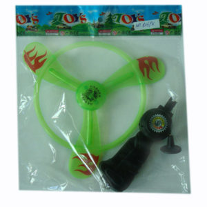 Frisbee flying disc pull string UFO toy