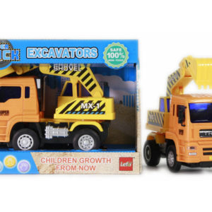 Friction power car excavator toy engineering car