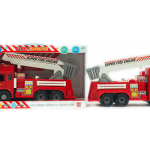 Friction power car fire engine toy vehicle with light and sound