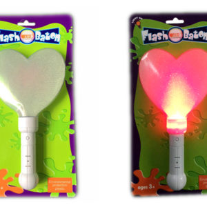 Heart shape baton flash wand funny toy