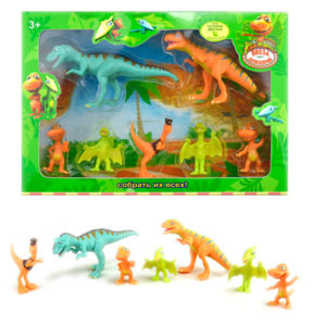 Funny dinosaur hard body toy animal toy