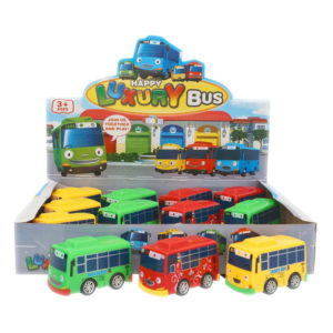 Friction bus toy colorful bus plastic car toy