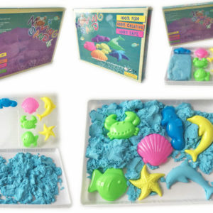 space sand toy magic sand DIY toy for kids