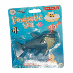 Pull line toy pull line swimming shark plastic shark toy