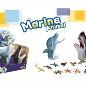 Marine animal funny toy series animal head toy for kids
