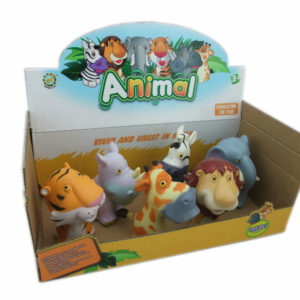 Stuffed wild animal toy 6pcs animal figure animal world for kids