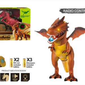 Dinosaur with light and sound R/C infrared ray dinosaur toy animal world