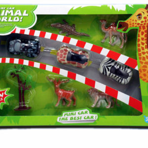 Pull back animal car plastic toy car animal car toy
