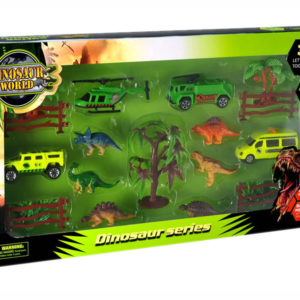 Dinosaur world dinosaur series toy animal with car
